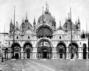 St Marks, Venedig, Italien, 1893. av John L. Stoddard