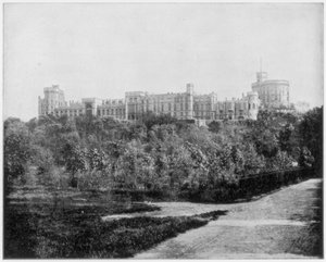 Windsor Castle, England, sent 1800-tal. av John L. Stoddard