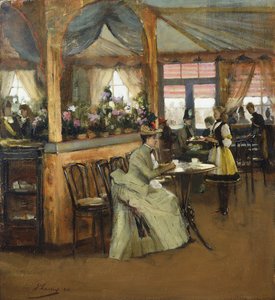 En kopp choklad av John Lavery