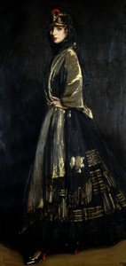 Hassel i svart och guld, 1916 av John Lavery