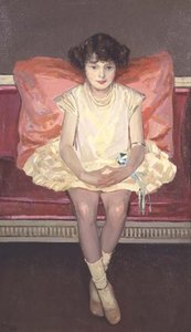 Porträtt av "Dinkie" Chisman av John Lavery
