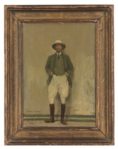 Porträtt av Walter B. Harris, ca 1907 (olja på duk) av John Lavery