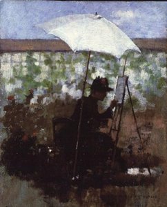 Studie för "A Pupil of Mine" av John Lavery