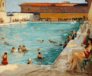 Folkets pool, Palm Beach av John Lavery