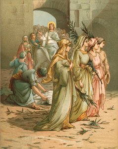 Kristus anländer till Jerusalem av John Lawson