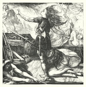 The Death of King Warwolf (gravyr) av John Lawson