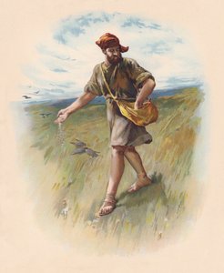 Såningsmannen (färglitografi) av John Lawson
