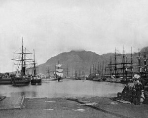 Godahoppsudden i Sydafrika (s/v foto) av John Lawson Stoddard