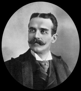 John Lawson Stoddard (1850-1931) amerikansk författare (s/v foto)