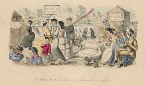 Ett substitut för havet; eller, The Serpentine som det kan vara av John Leech