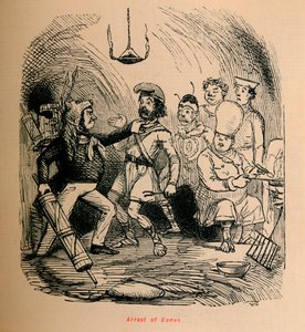 Arrestering av Eunus, 1852 av John Leech