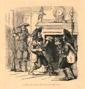 Arrestering av Lord Howard av Escrick, 1897. av John Leech