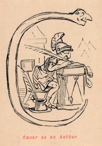 Caesar som författare, 1852 av John Leech