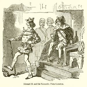 Edward II och hans favorit, Piers Gaveston