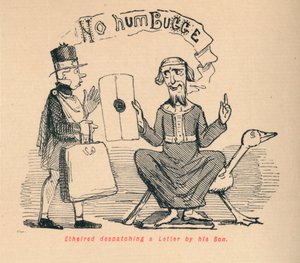 Ethelred skickade ett brev av sin Son, c1860, c1860 av John Leech