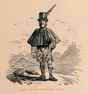Fancy porträtt av inspektör Balioi, c1860, c1860 av John Leech
