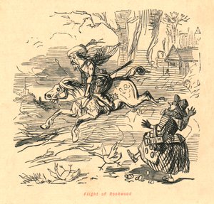 Flight of Rookwood, 1897. av John Leech