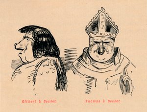 Gilbert a Becket, Thomas a Becket, c1860, c1860 av John Leech