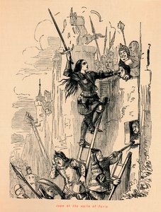 Joan vid Paris murar, av John Leech