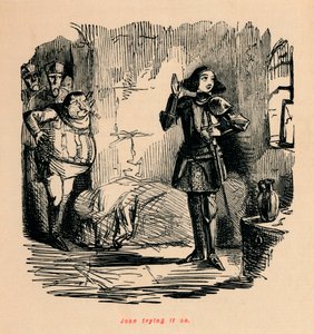 Joan provar det, av John Leech