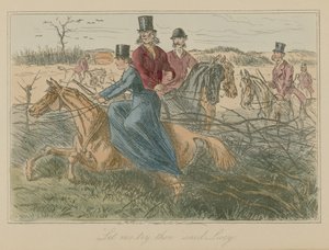 Låt mig försöka, sa Lucy. av John Leech