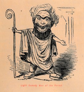 Lätt komedi Man of the Period, 1852 av John Leech