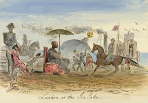 London vid havet, pub.1844 av John Leech