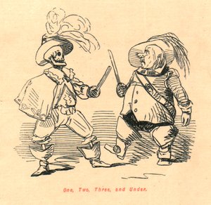 Ett, två, tre och under, 1897. av John Leech