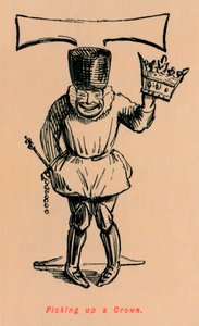 Plocka upp en krona, c1860, c1860 av John Leech