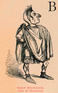 Robert Shortshanks, hertig av Normandie, c1860, c1860 av John Leech