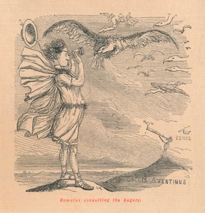Romulus konsulterar augusti 1852 av John Leech