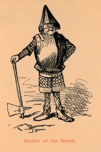 Periodens soldat, c1860, c1860 av John Leech