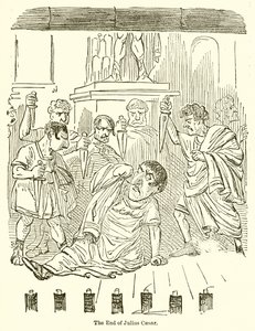Slutet på Julius Caesar av John Leech