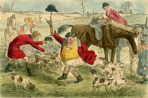 The Kill, på The Cat & Custard Pot Day, c1854. av John Leech