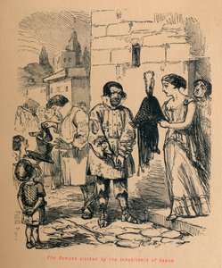 Romarna klädda av invånarna i Capua, 1852 av John Leech