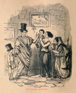Tib Gracchus canvassing, 1852 av John Leech