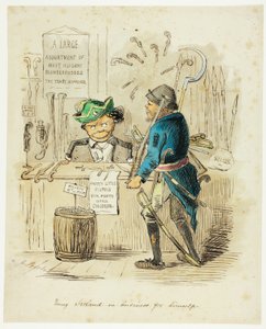 Unga Irland i affärer för sig själv av John Leech
