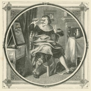 Den som skär av sin näsa trotsar sitt eget ansikte (gravyr) av John Leighton
