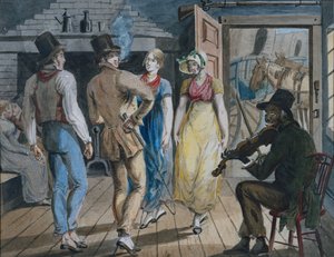 Merrymaking på ett Wayside Inn, 1811-ca. 1813.