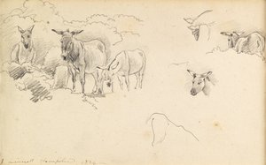 Åsnor, 1824 av John Linnell