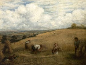 Skörd, 1857 av John Linnell