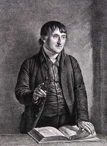 Porträtt av James Upton, ca 1819 (gravyr) av John Linnell