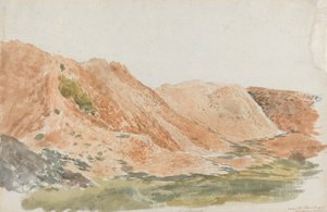 Stenbrott nära Ironbridge (Earthworks, Cambridge Terrace) av John Linnell