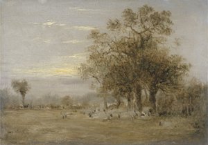 Får som betar av John Linnell