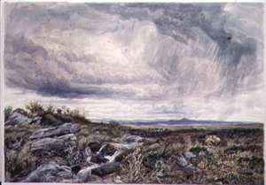 Regnigt väder, Bettws-y-Coed av John Lloyd Bond
