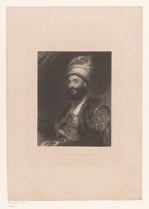 Porträtt av Mirza Abolhassan Khan Ilchi Mirza Abul Hassan Khan / (Den persiske ambassadören) (titel på objektet) av John Lucas