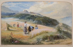 Harvest Field, Arran av John MacWhirter