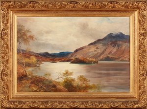 Loch Katrine (olja på duk) av John MacWhirter
