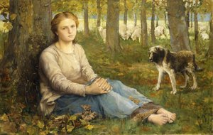 En herdinna och hennes flock, 1878-9