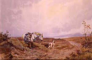 Vila efter fotograferingen (akvarell på papper) av John Maclaren Barclay